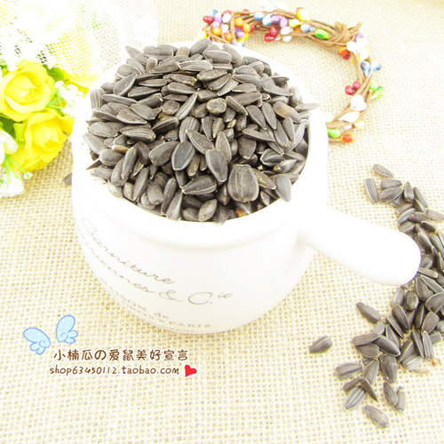 黑珍珠瓜子生瓜子仓鼠100g兔子