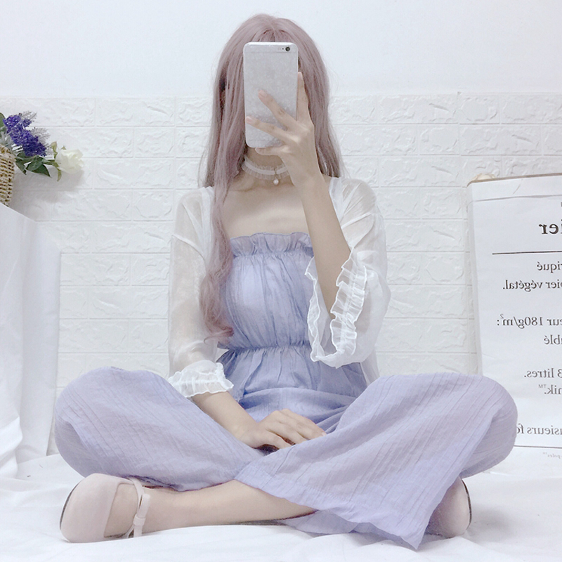 ÏÄװпîÅ®×°´òµ×ÄÚ´îµõ´ø±³ÐÄÐÝÏÐÀ«ÍÈ¿ãÌ××°+·Àɹ¿ªÉÀÈý¼þÌ××°