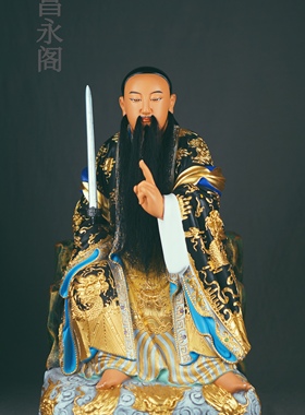定制找阿勇！昌永阁高级做工，五龙捧圣，真武大帝去心樟木