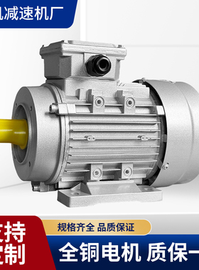 JW三相11/14/16轴电机两四六极0.09  0.37  0.75KW三相异步电动机