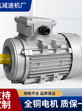 JW三相11/14/16轴电机两四六极0.09  0.37  0.75KW三相异步电动机