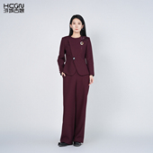 浒城古娘新款 女春秋 国风两件套装 精致刺绣气质通勤时尚 职业新中式