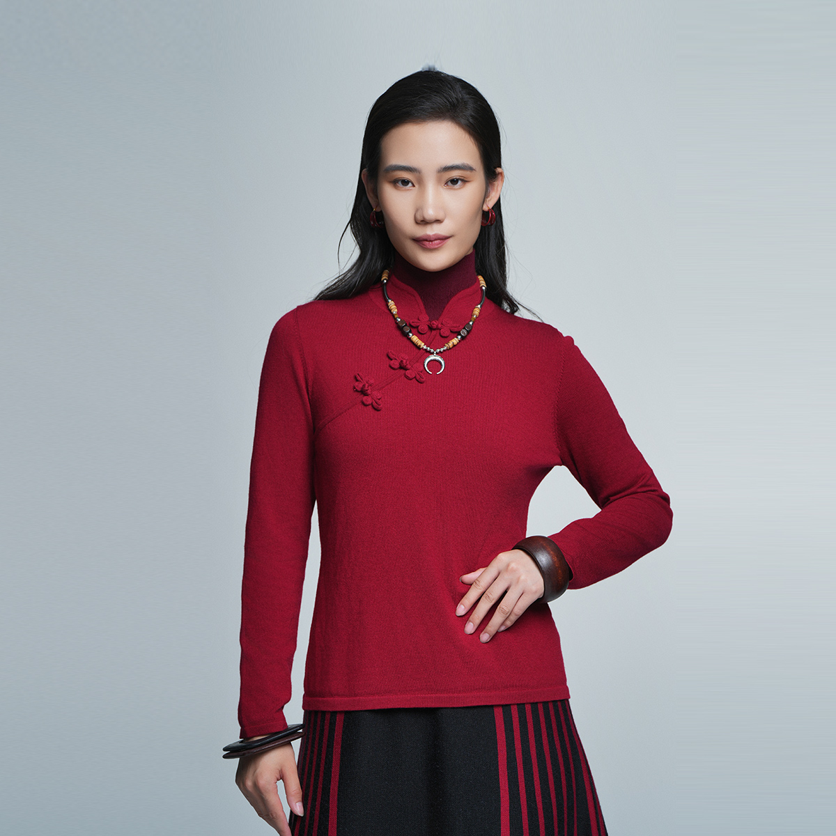 2024春秋新品打底绵羊毛