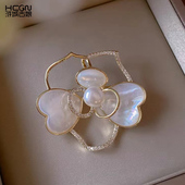 XZ100112 胸针 hcgn 浒城古娘镂空设计感花朵气质复古百搭新款