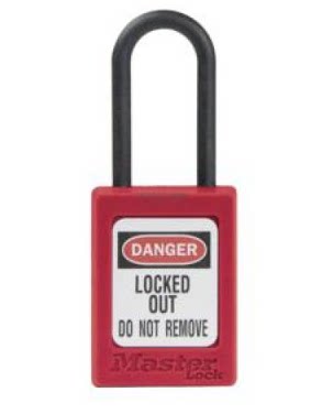 master lock玛斯特S32RED工程塑料绝缘防磁防爆安全挂锁能源锁具