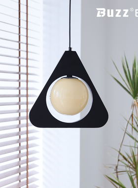 黑色复古床头吊灯复古暗色系吧台实木吊线灯入户玄关背景墙装饰灯