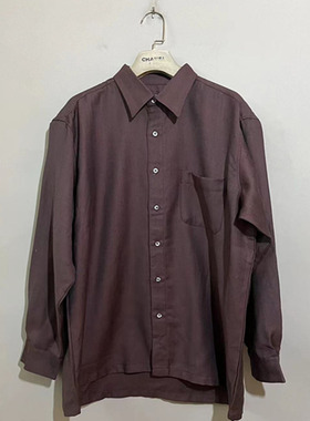 【上新价198】vintage  意大利古着Luciano Valent1no羊毛衬衫