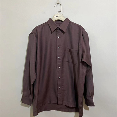 【上新价198】vintage  意大利古着Luciano Valent1no羊毛衬衫