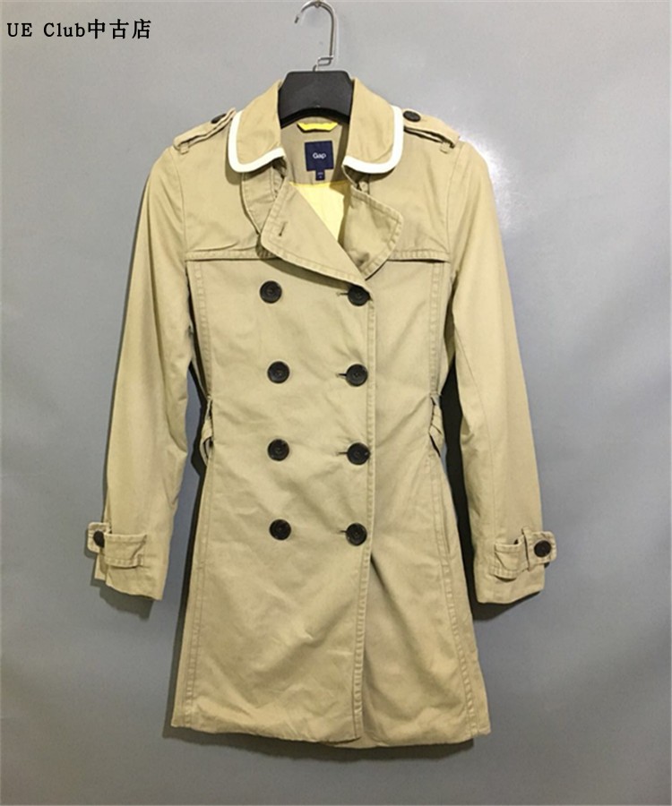 vintage美国古着卡其色风衣