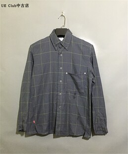 原 sEngineered 价¥118 美国古着Lev1 Jeans格子衬衫 vintage