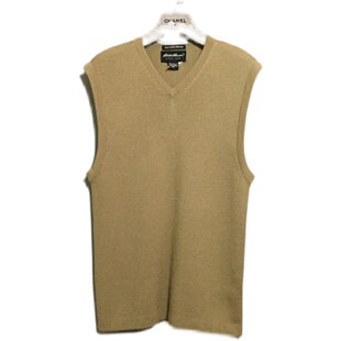 原 古着Edd1e 价¥168 美国时装 Bauer美丽诺羊毛背心 vintage