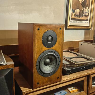 【旗舰不讲价】西瓜皮低音6.5寸二分频无源书架箱铍高音陶瓷高音