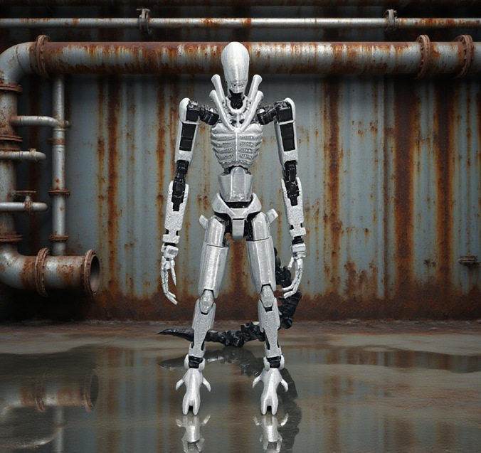 3D打印异型怪物DUMMY13可动手办
