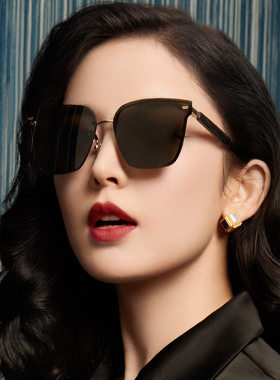 帕莎太阳镜时尚修饰脸型猫眼显瘦潮女防紫外线墨镜PS2042