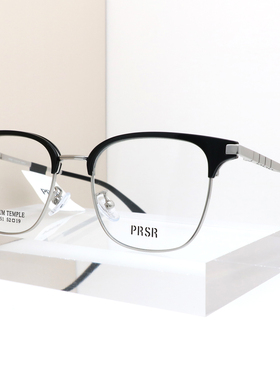 帕莎新款近视眼镜框男女商务眉线框配度数防蓝光眼镜架PJ78051
