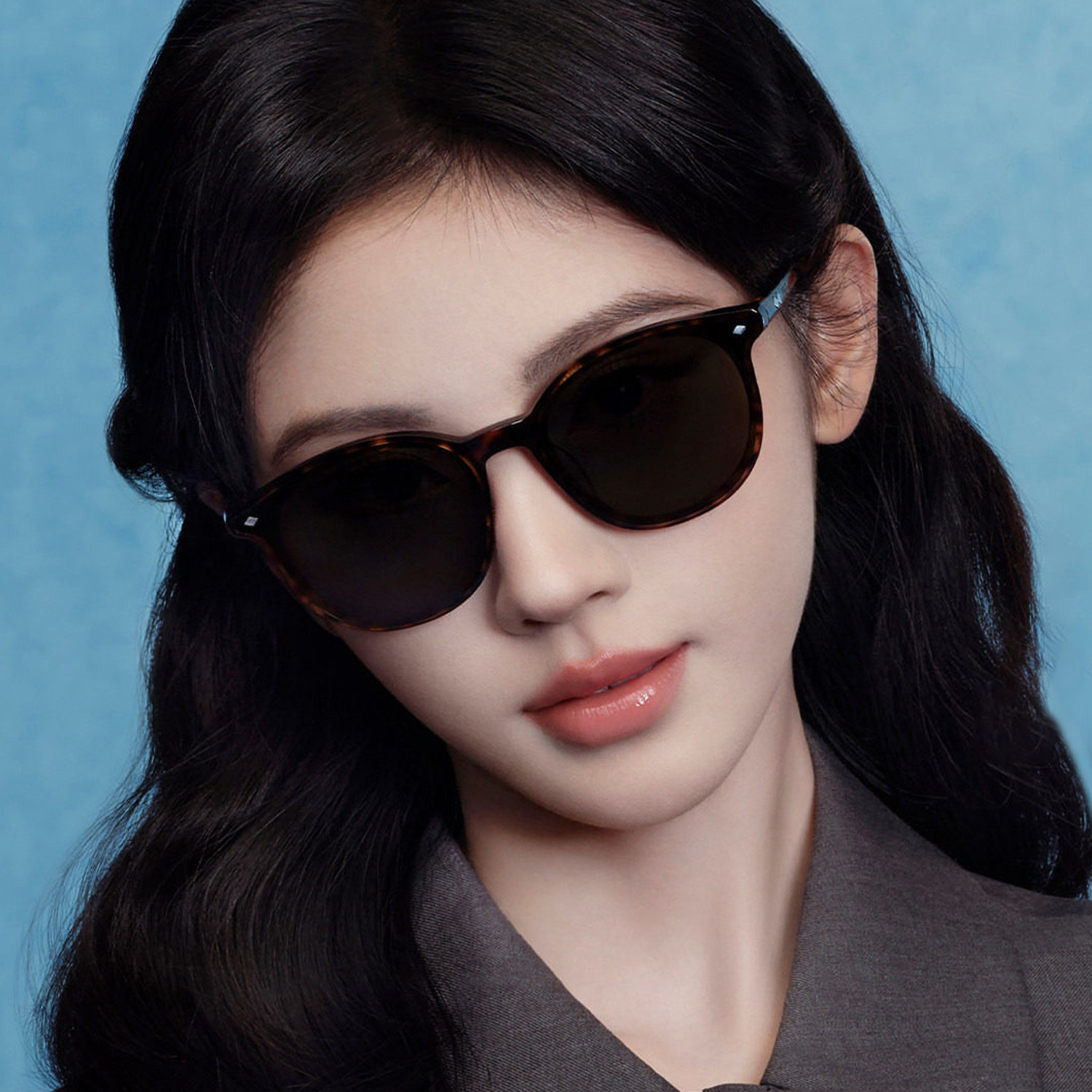 帕莎墨镜女2026新款圆框大牌高级感防紫外线时尚百搭太阳镜PS3069