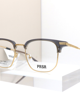 新款帕莎男复古眉线框架超大框大脸近视度数经典眼镜架PJ78010