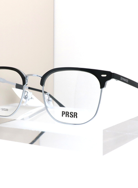 帕莎男女复古半框眉毛框架超轻近视度数经典眼镜架PB86544