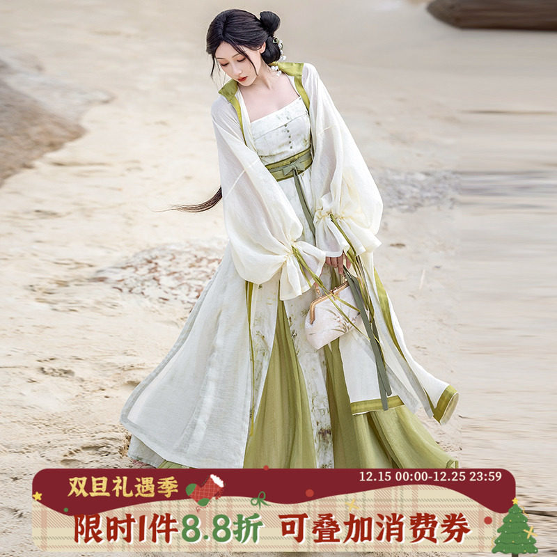 拟梦夏季新中式国风连衣裙