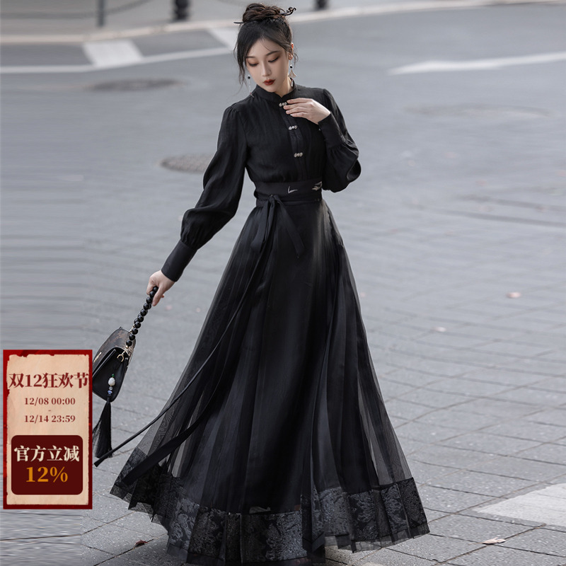 拟梦东方骨通勤日常马面裙