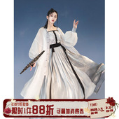 素立领长衫 拟梦揽星河原创改良明制日常汉服女夏季 国风汉元 飒帅气