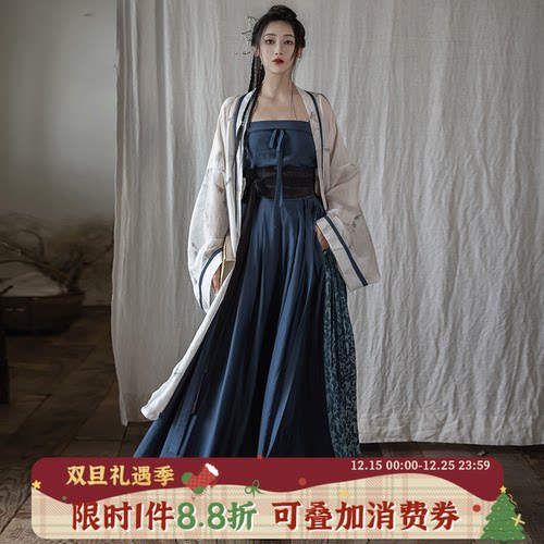 拟梦天丝有口袋大摆宋裤