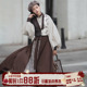 拟梦晚来秋国风英伦文艺汉元 素立领上班穿日常轻汉服原创春秋现货