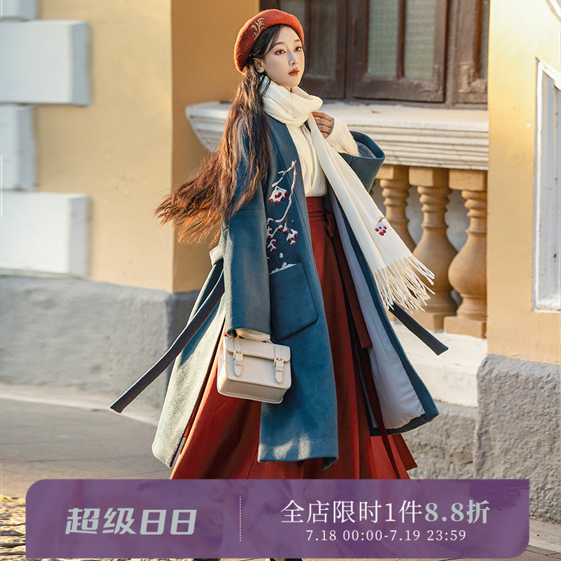 拟梦秋冬毛呢日常汉服