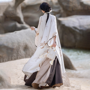 拟梦草木深国风原创日常宋制汉服植物染草木染长干寺四破三裥裙秋