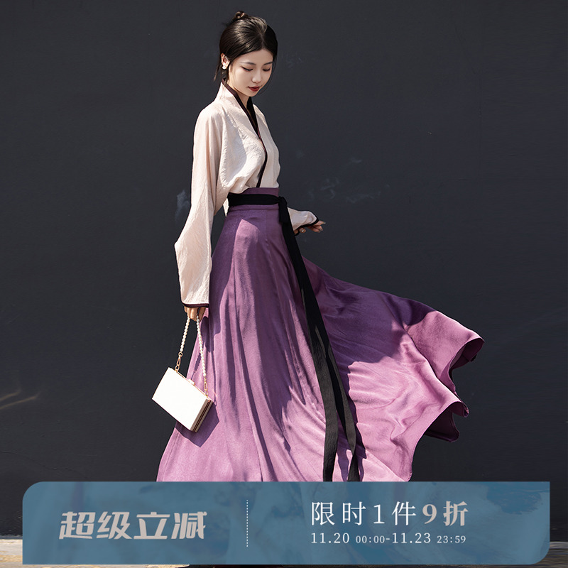 多色百搭汉服破裙拟梦秋冬