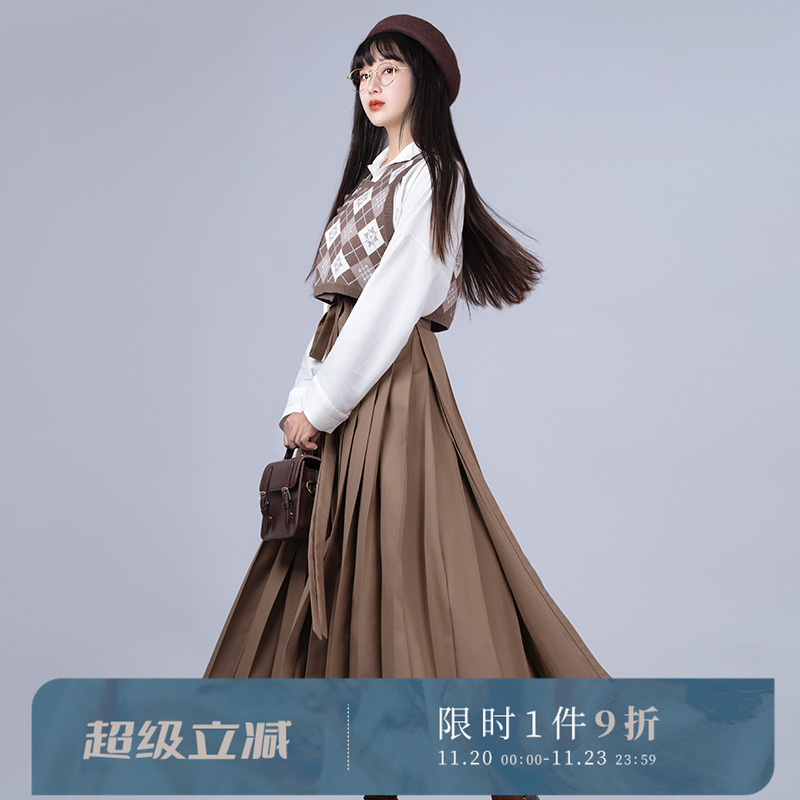 唐褙子马甲学院风汉元素日常汉服