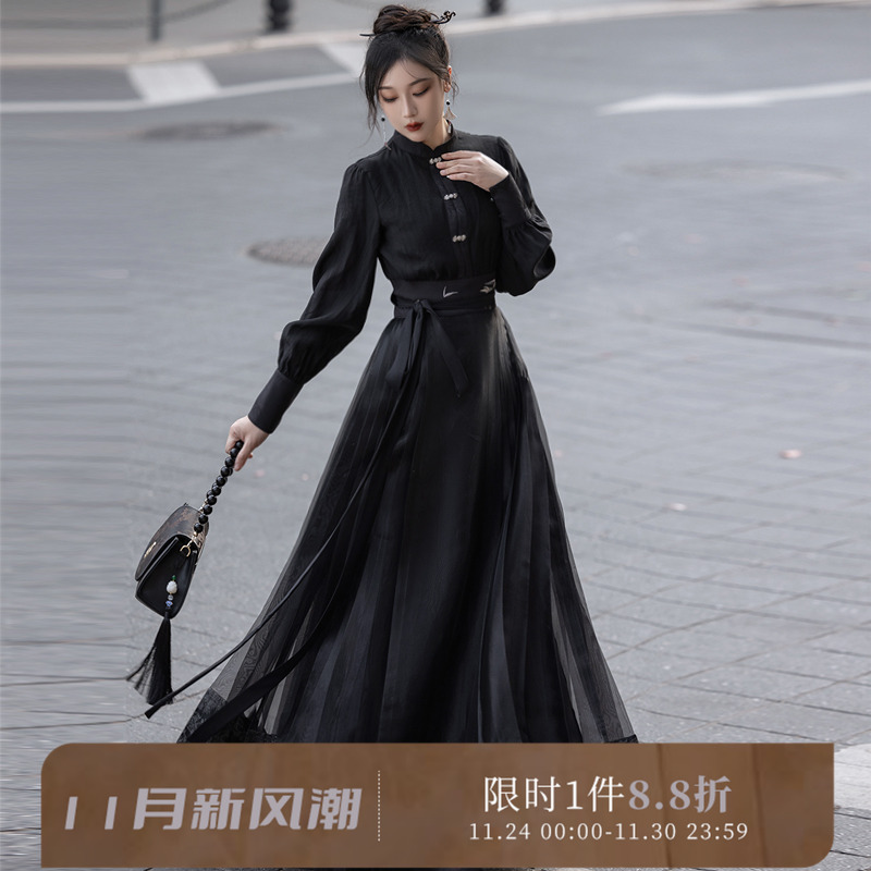 拟梦东方骨通勤日常马面裙