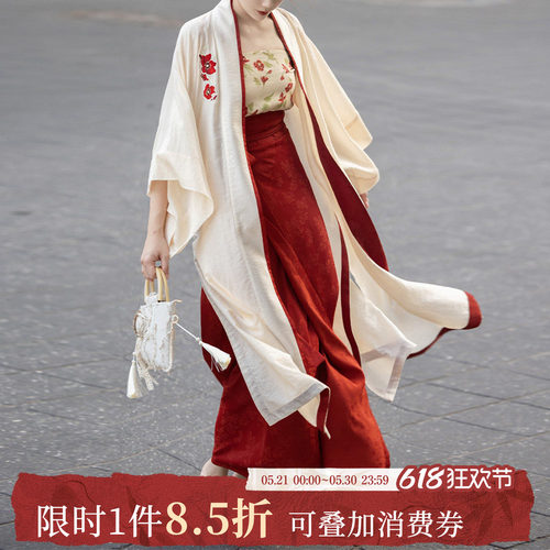 拟梦国风宋制旋裙通勤日常汉服