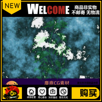 TouchDesigner源文件 TD素材视觉特效投影秀 水彩星云设计 可修改