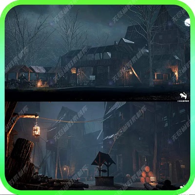 Unity Dark Medieval Environment Megapack 2.0 黑暗中世纪村庄