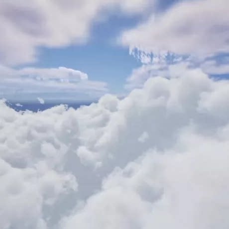 UE5.3高精度巨大壮观体积云海VDB Cloud & Fog Pack 1