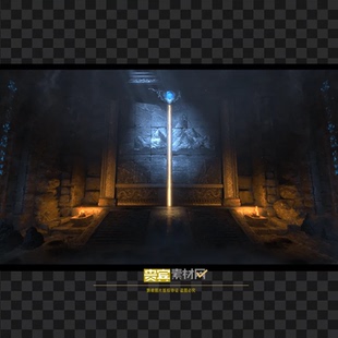 传奇特效素材 高清动态UI特效开门界面 动态内观2 PNG格式 G431