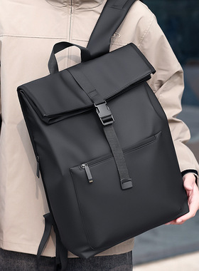 男款双肩包大容量休闲旅行背包商务通勤电脑包户外休闲运动防水包