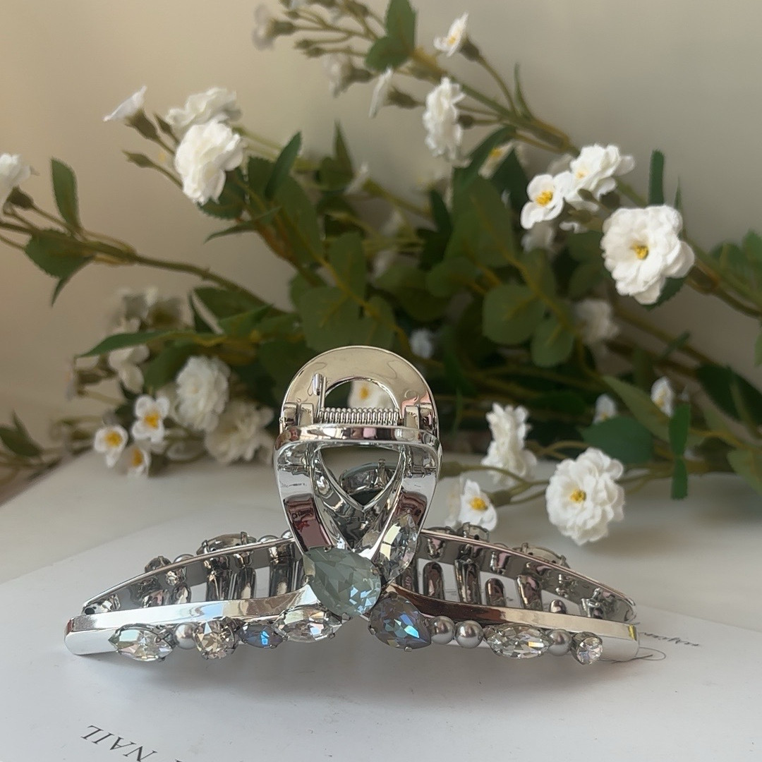 施华水晶抓夹 韩国进口发抓 头饰 鲨鱼夹