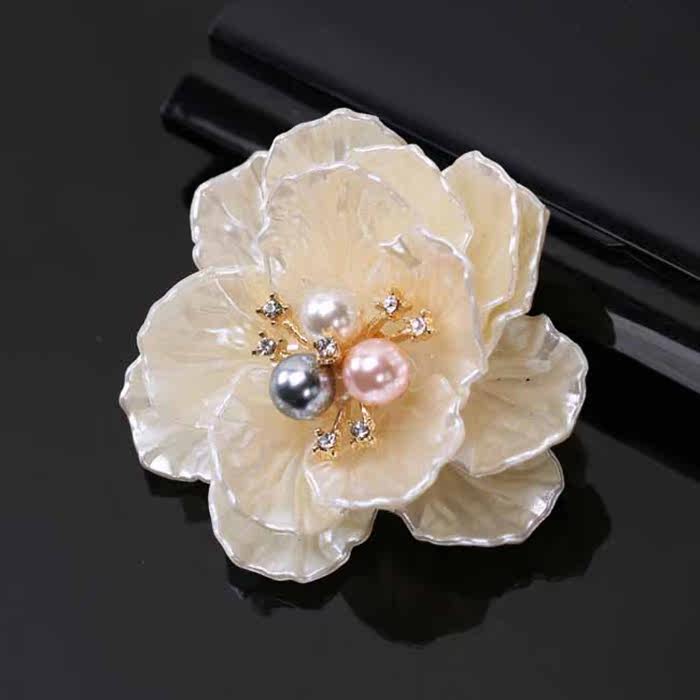 Broche femme en Nacre - Ref 1175679 Image 3