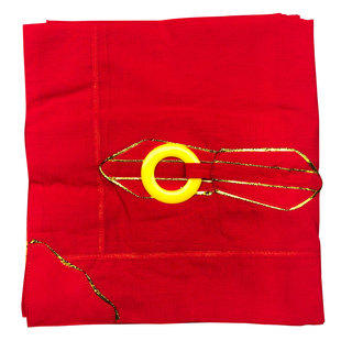 福慧佛具僧服僧衣法会佛事拜忏七忏衣祖衣袈裟优质台麻金边红忏衣