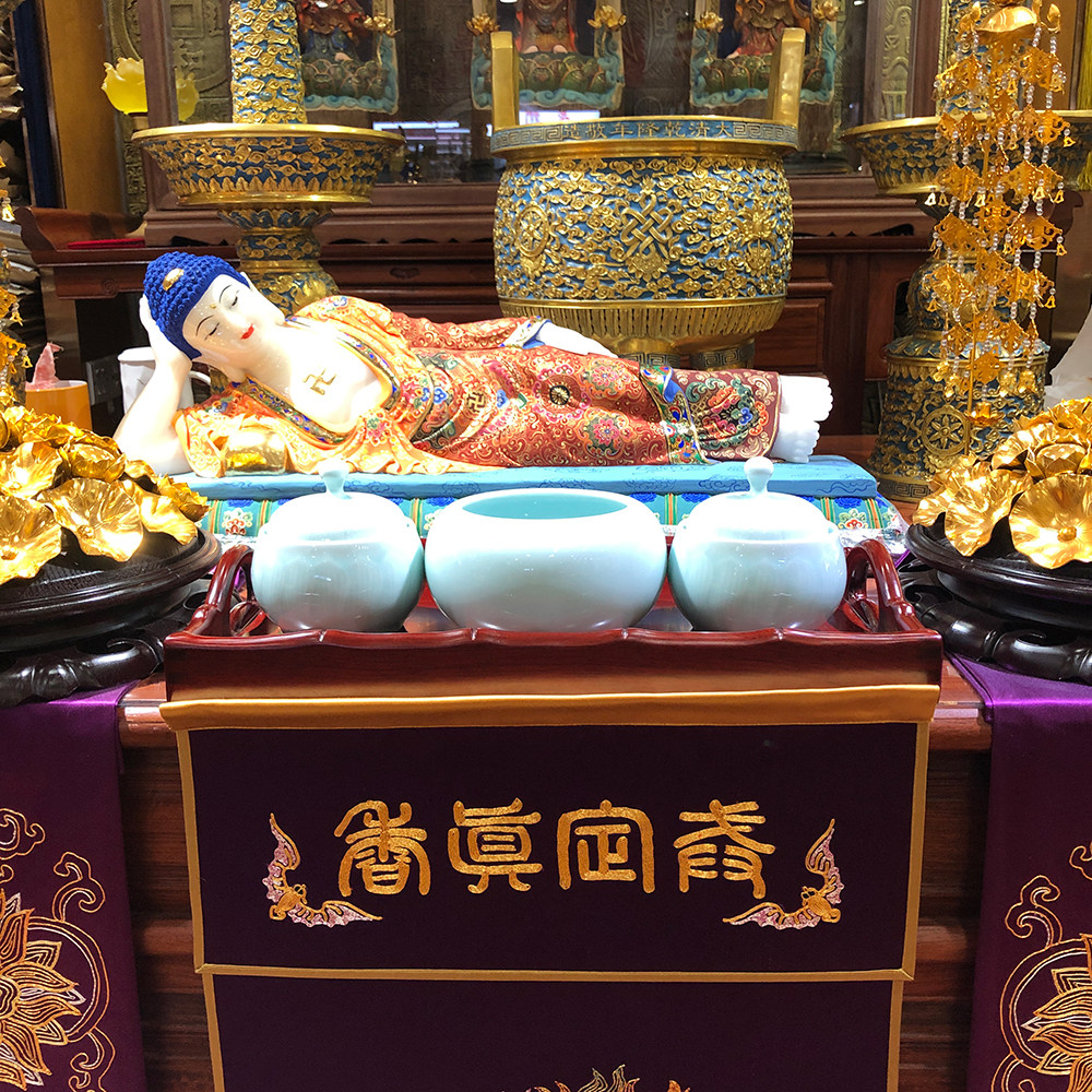 佛具香炉铜庆铃鼓木鱼佛堂佛龛