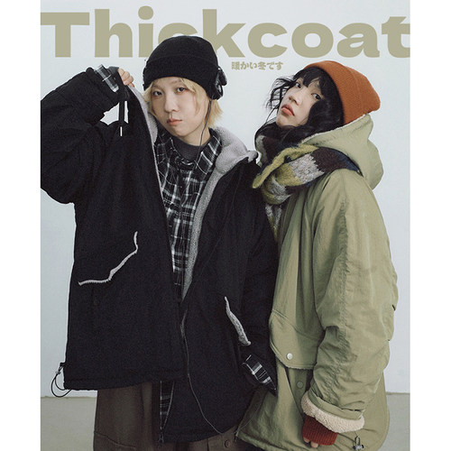 STILLYOU保暖工装羊羔绒里厚外套