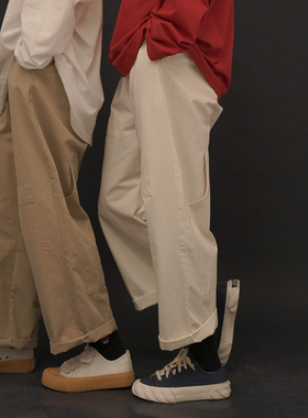 STILLYOU原创设计前后都好看的日系休闲裤女直筒显瘦春秋新款裤子