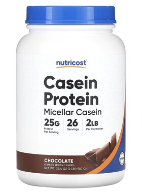 美国原装进口Nutricost Casein Protein酪蛋白缓释蛋白粉乳清蛋白