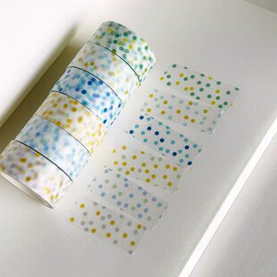 现货分装国产墨轩水玉波点和纸胶带 基础打底