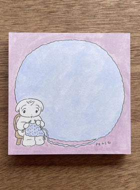 分装便签 韩国peacefull秋冬的故事 绘本手绘风 韩系可爱手帐