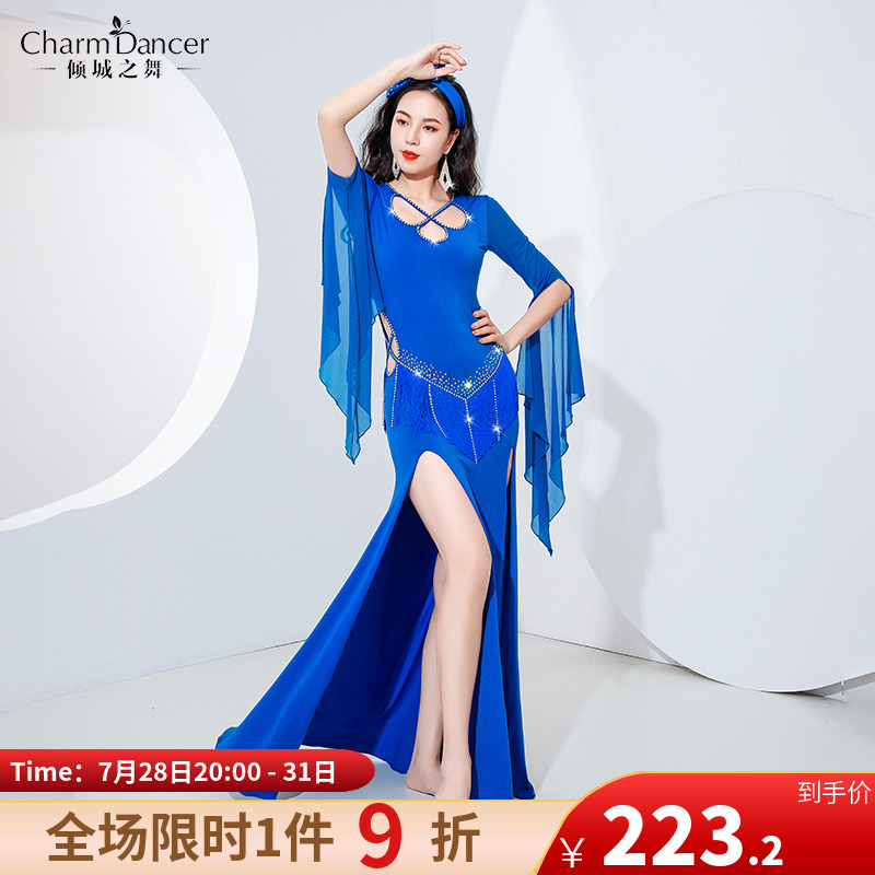 倾城之舞肚皮舞服装2023新款民俗shaabi baladi练功服演出袍子