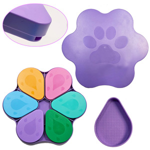 猫爪水滴翻钻盘方钻通用收纳盒