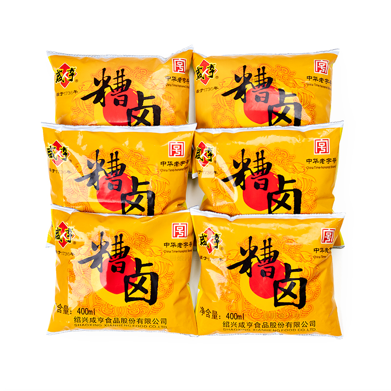 绍兴咸亨卤水400ml*6袋装腌制